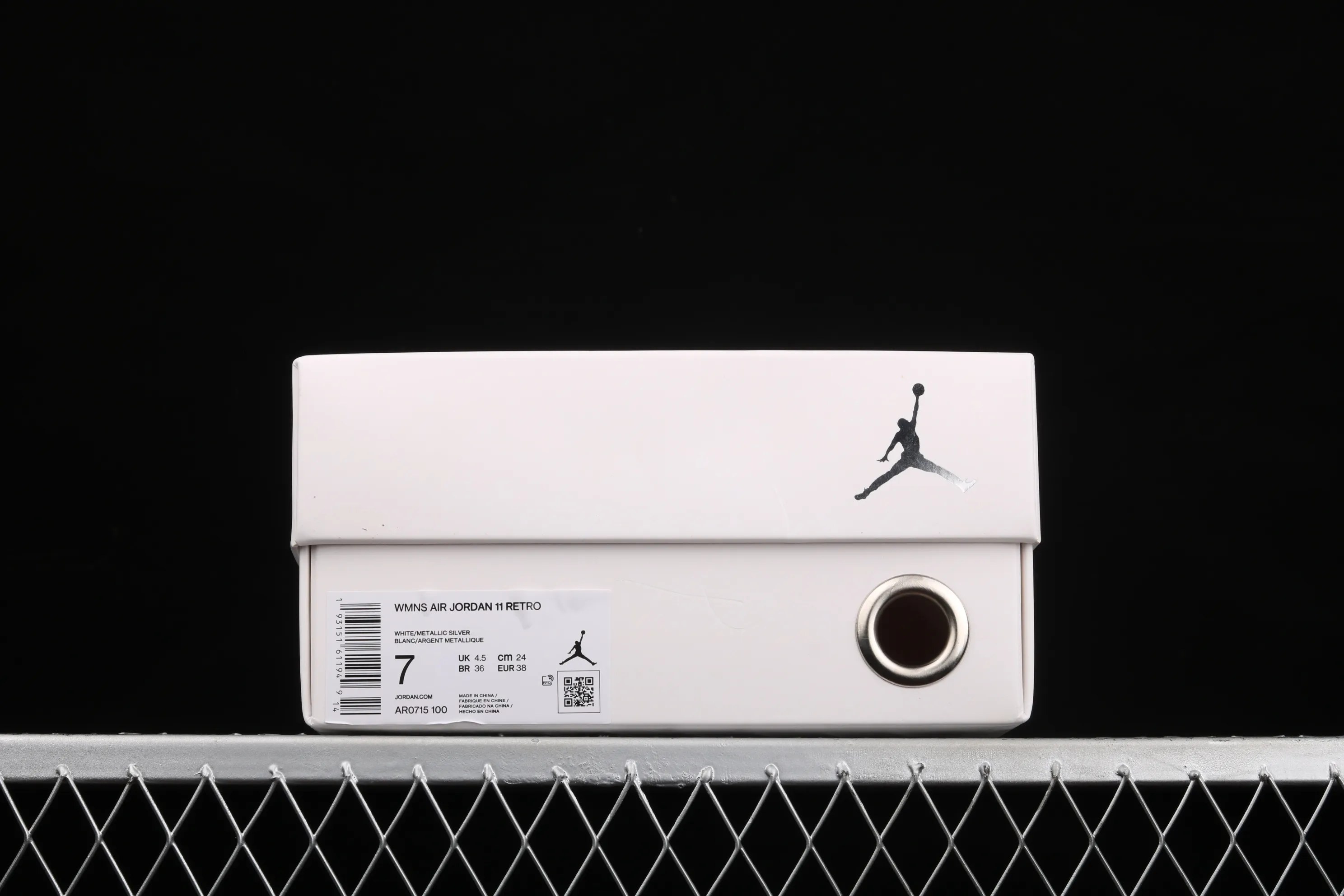 All categories Air Jordan Jordan series basketball shoes Air Jordan 11 Air Jordan 11 Metallic Silver AJ11 Joe 11 Swarovski Starry AR0715-100